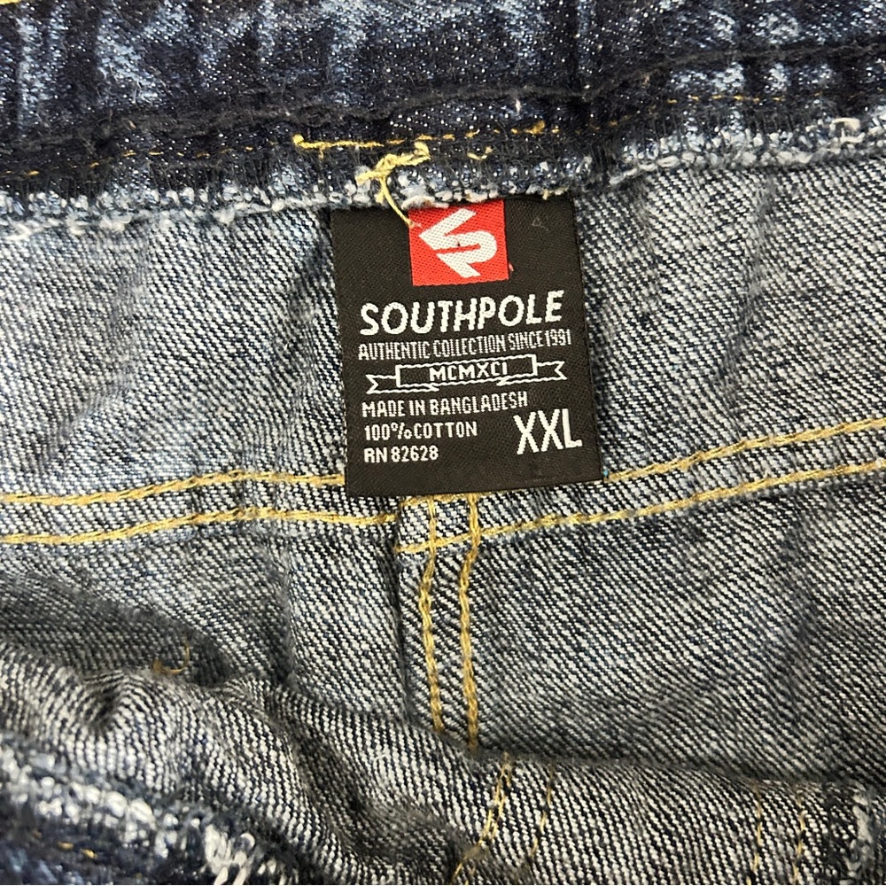 Vintage Southpole Jorts Mens XXL
Baggy Acid Washed Blue Drawstring Y2K - Picture 3 of 6